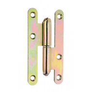 PAUMELLE UNIVERSELLE DROITE 110X55X3 BICHROMATEE PAUMELLE UNIVERSELLE DROITE 110X55X3 BICHROMATEE